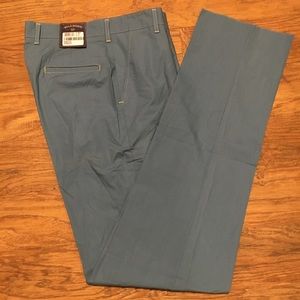 NWT Bill’s Khakis Lt Blue Parker Pant Std Fit 34W